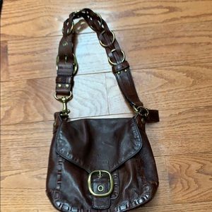 VintageCoach bleecker tattersall shoulder bag